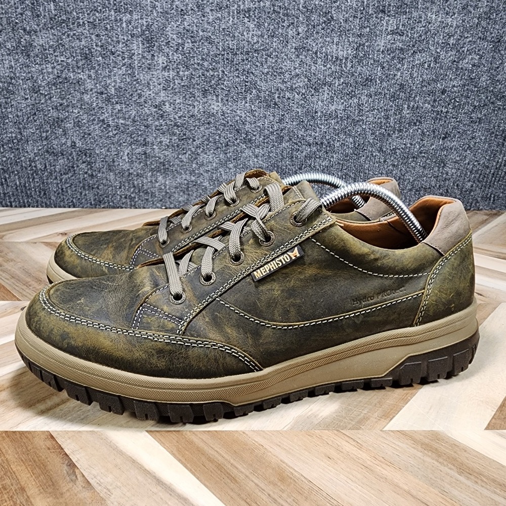 Mephisto Mens Paco Tabacco Grizzly Nubuck Leather Walking Sneaker Shoes SZ 11.5 - Picture 2 of 14